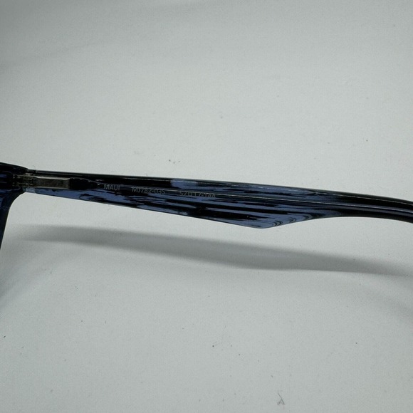 Maui Jim Cathedrals MJ782-03S Sunglasses Blue Cat Eye Polarized 52-17-144 H10730 - Picture 6 of 7